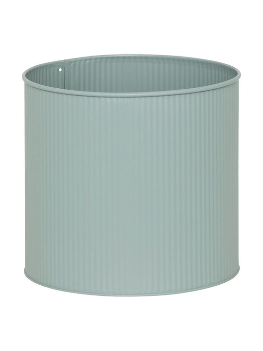 Atmosphera Veraman Metal Turquoise Plant Pots with Stand 30x30x44.3cm Set of 2