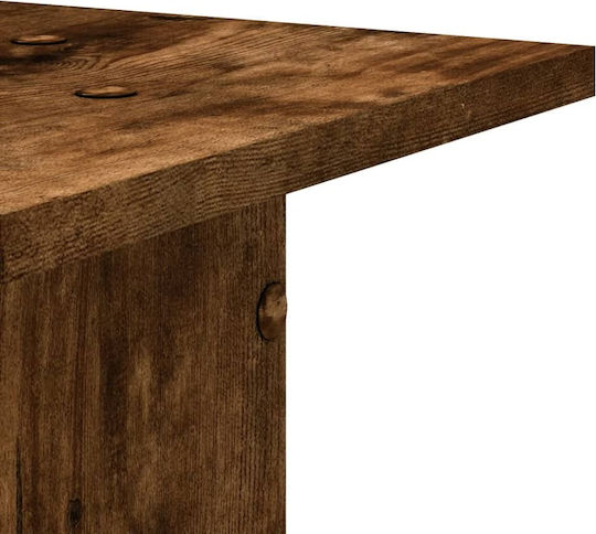 vidaXL Vaze Pentru Plante Din Lemn Maro Cu Suport 30x30x80cm 2 Buc