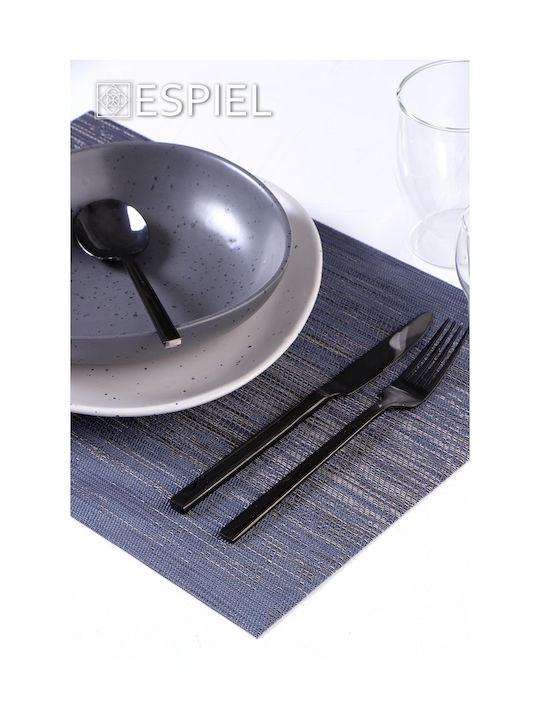 Espiel Σουπλά Πλαστικό Γκρι 45x30cm 6τμχ Espiel Σουπλά Πλαστικό Γκρι 45x30cm 6τμχ