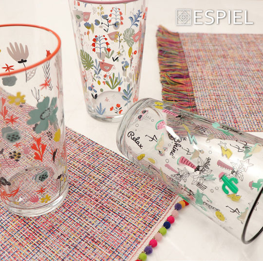 Espiel Plastic Placemat Pink 45x30cm PUL402