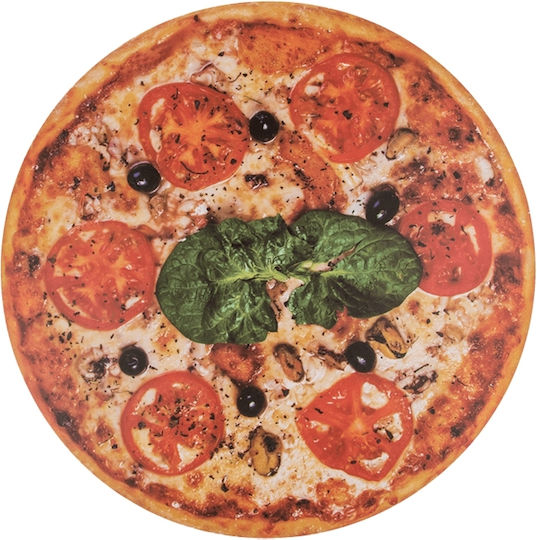 Out of the Blue Pizza Tischsets Rund Kunststoff 38cm 4 Stück