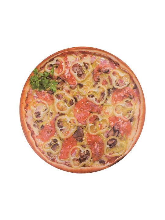 Out of the Blue Pizza Tischsets Rund Kunststoff 38cm 4 Stück