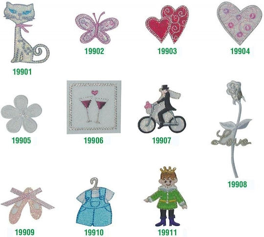 Next Butterfly Decorative Sticker for DIY Crafts Pink 10pcs 3.5x3cm