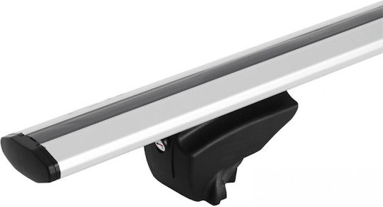 Menabo Aluminum Car Roof Bars Lince XL 135cm for BMW X5 5D 2013>2018 for Cars with Factory Roof Bars Set with Roof Rack Legs Silver