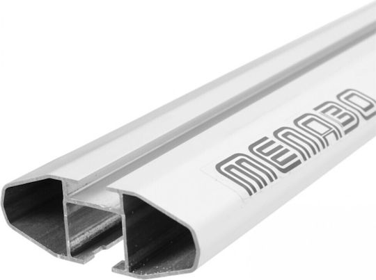 Menabo Aluminum Car Roof Bars Lince XL 135cm for Ford Kuga Escape 5D 2020 for Cars with Factory Roof Bars Set with Roof Rack Legs Silver