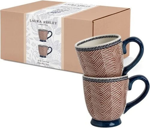 Laura Ashley Becher Keramik Orange 200ml