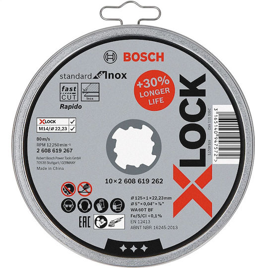 Bosch X-Lock Standard Диск за рязане Метал 25мм