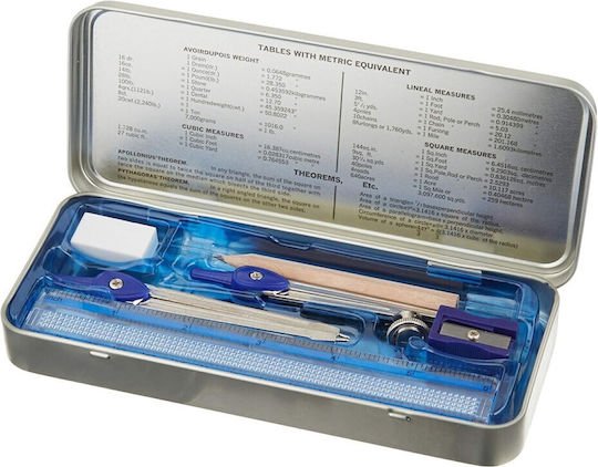 Staedtler Set von 10 geometrischen Instrumenten Metallisch