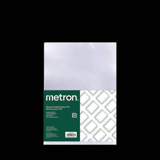 Metron Metron Deckblatt Buchbinderei Pvc A4 200mic Transparent 100 Stück