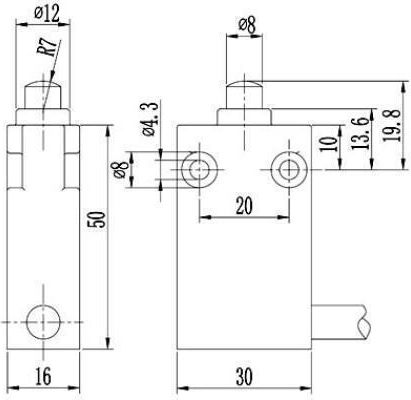 On-Off switch Limit 1pcs