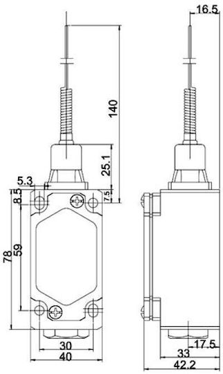 On-Off switch Limit 1pcs