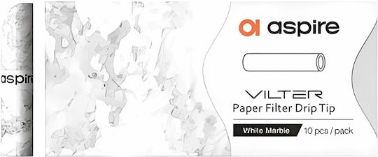 Aspire Vilter Резервни Филтри 10 Бройки Бял Мрамор (Различни Цветове)