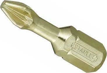 Stanley Schraubendreher-Bit Kreuz Pozidriv Schlag-Bit 25mm 1/4" 1-