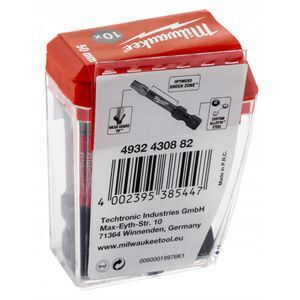 Milwaukee Σετ 10 Μύτες Κατσαβιδιού Torx Shockwave
