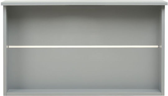Beliani Bettkasten aus Holz Gray
