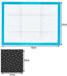 Пелени за кучета 45x45см 50бр