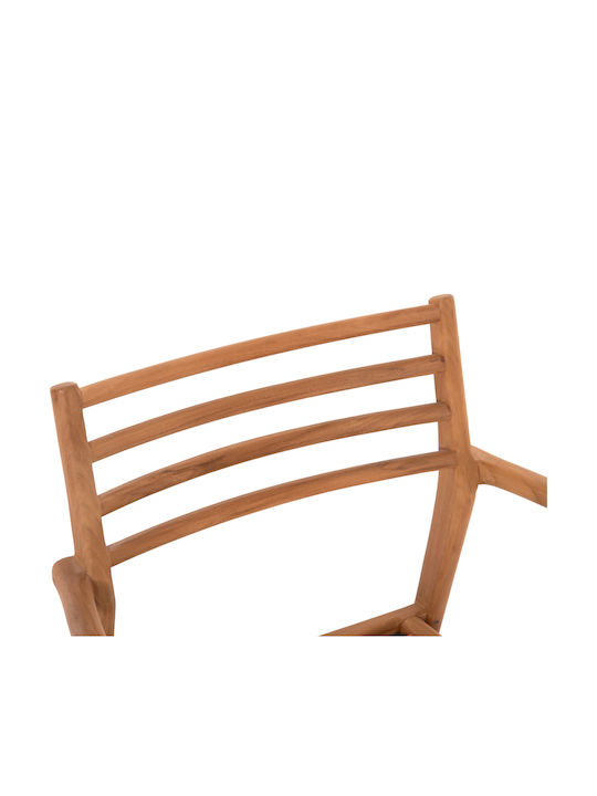 Outdoor Chair Wooden Moosen Natural 2 Pieces 59x60x78cm