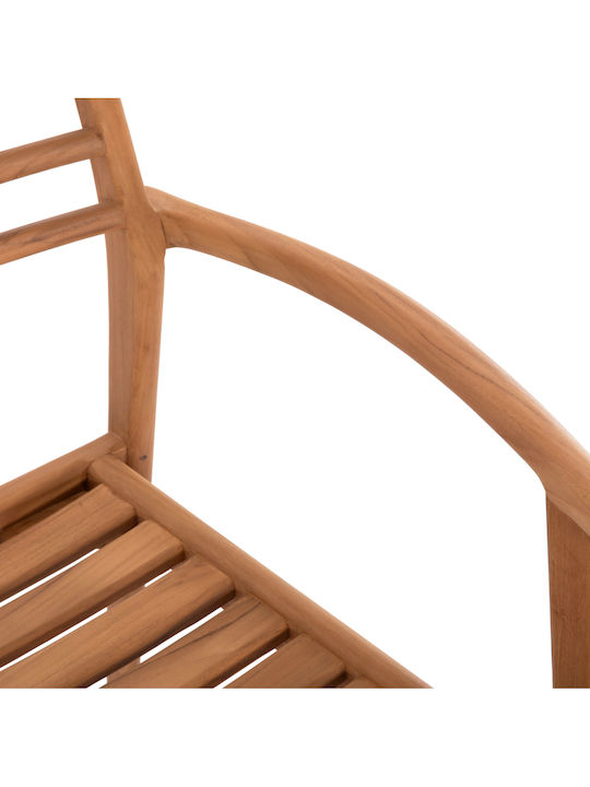 Outdoor Chair Wooden Moosen Natural 2 Pieces 59x60x78cm