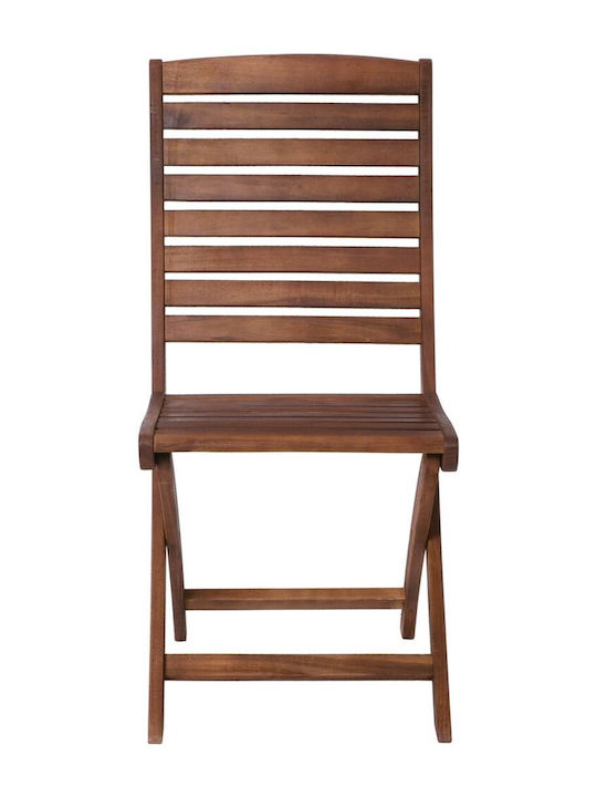 Outdoor-Stuhl Hölzernes Spot Acacia 43x54x90εκ.