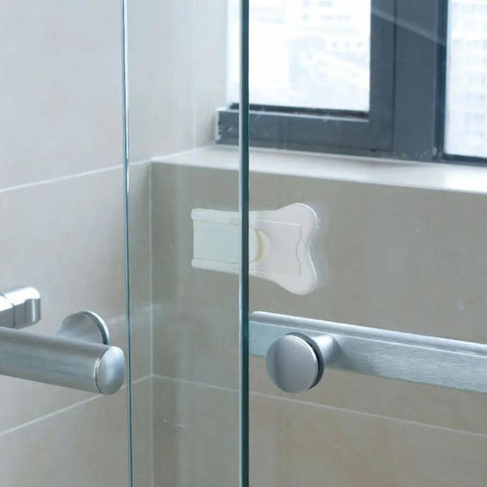 Securitate fereastră din Plastic în Culoare Alb 4.6x7.1cm 2buc