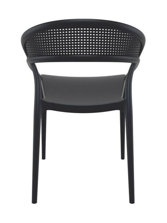 Outdoor-Stuhl Polypropylen Sunset Black 54x56x82εκ.