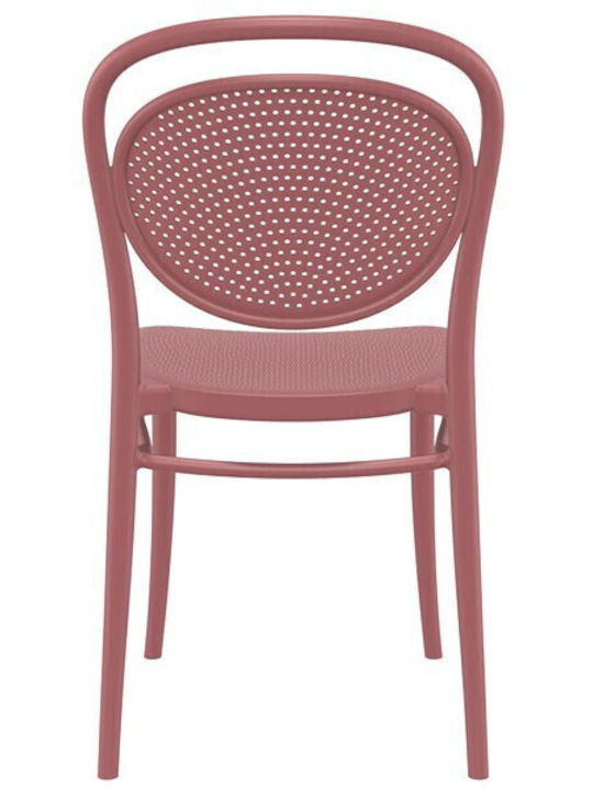 Outdoor Chair Polypropylene Marcel Pink 45x52x85cm