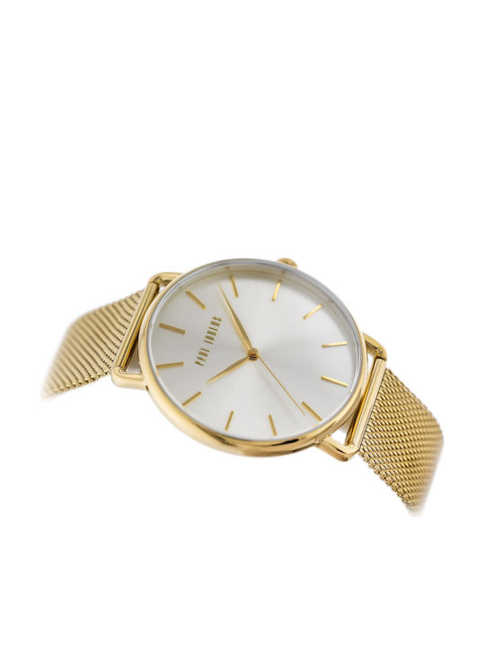 Paul Lorens Women's Watch with Gold Metal Bracelet