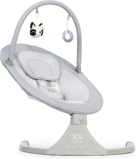 Kinderkraft Electric Baby Relax Swing Luli 2 with Music Gray for Child up to 4.2kg