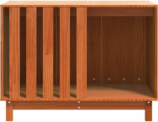 Dog House Waxed Brown 90 X 60 X 67 Cm Solid Pine Wood