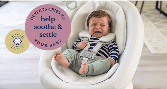 Graco Ηλεκτρικό Relax Μωρού Κούνια Λευκό για Παιδί έως 9kg