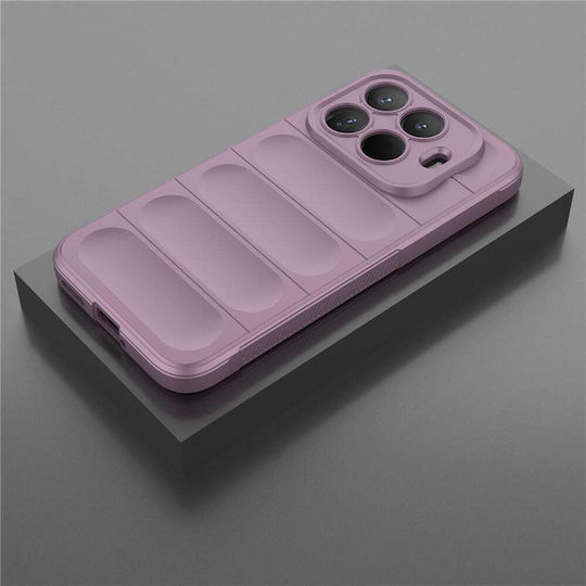 Techsuit Magic Umschlag Rückseite Silikon Lila (Xiaomi 15T Pro)