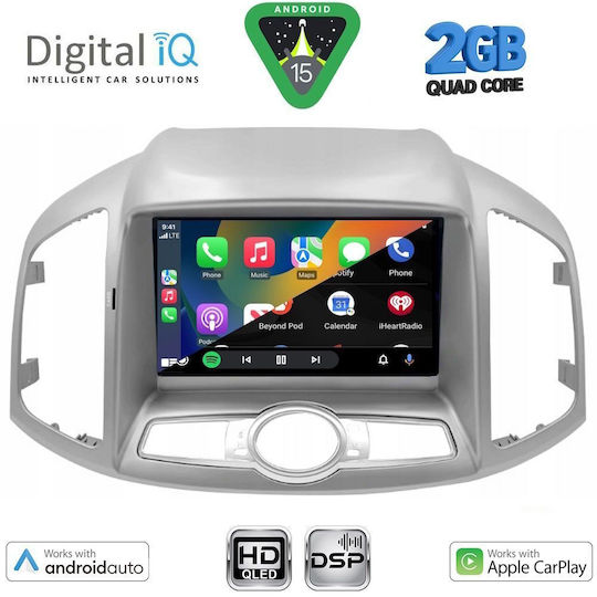 Digital IQ Ηχοσύστημα Αυτοκινήτου για Chevrolet Captiva 2012-2018 (Bluetooth/USB/WiFi/GPS/Apple-Carplay/Android-Auto) με Οθόνη Αφής 9"