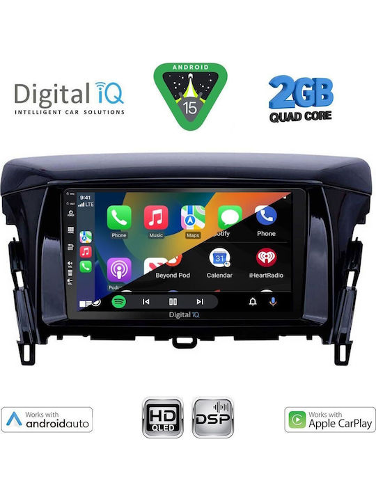 Digital IQ Car Audio System for Mitsubishi Eclipse Cross 2018 (Bluetooth/USB/WiFi/GPS/Apple-Carplay/Android-Auto) with Touch Screen 9"