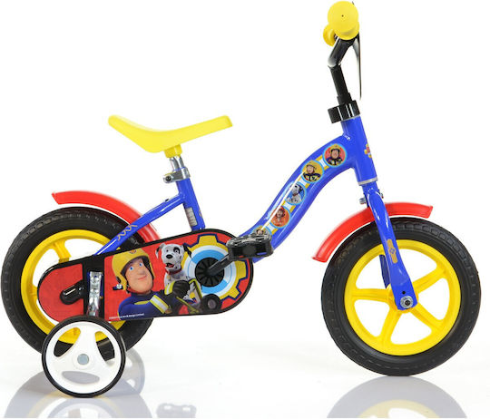 Dino Bikes Brandweerman Sam 10" Παιδικό Ποδήλατo BMX Μπλε