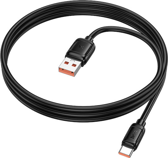 Hoco X115 USB 2.0 Cable USB-C Male - USB-A 100W PD Black 1m