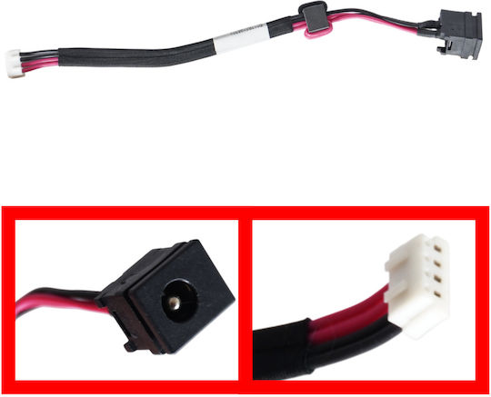 Βύσμα Τροφοδοσίας Dc Power Jack Socket Toshiba Satellite A200 A300 A305d A350d L300 L350 L350d L355 L355d C650 C650d C655d L650 M200 M205 M300 V000927160 Κωδ.3026