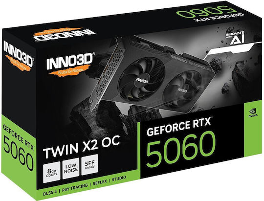 Inno 3D GeForce RTX 5060 8GB GDDR7 Twin X2 OC V2 Κάρτα Γραφικών