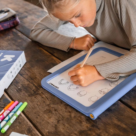 Kidywolf Drawing Tablet Light 2 Sided Led Screen & Blackboard Design Manga Characters