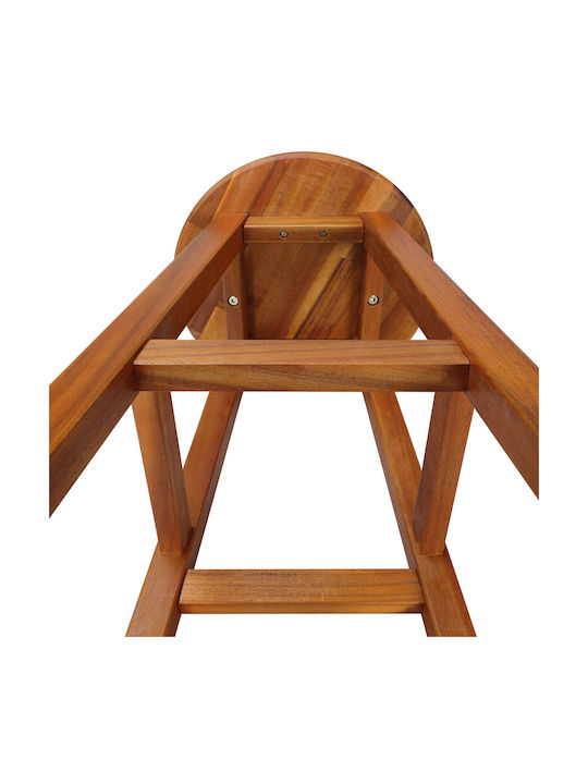 Hölzernes Hocker für Bar Für den Außenbereich Brown 2Stück 34x34x76cm