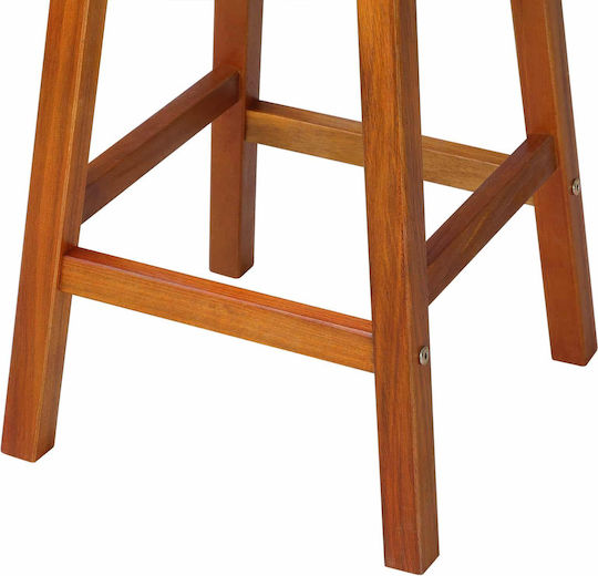 Stool for Bar Outdoor Brown 34x34x76cm