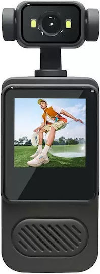 RS438193 Action Camera Full HD (1080p) Λήψης 360° με Οθόνη 1.31" και Wi-Fi Μαύρη