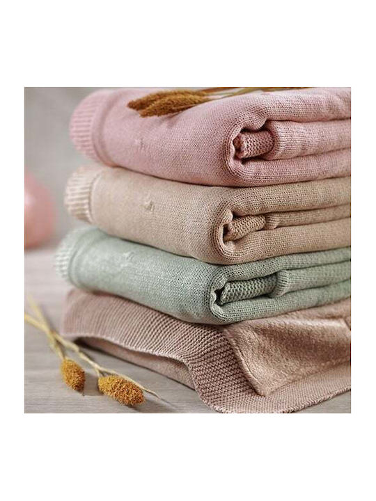 Babyono Blanket Nursery Swaddling Blankets Cotton Pink 75x100cm