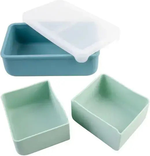 Melii Silicone Multicolour Lunch Box With Compartments 700ml