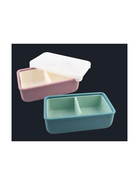 Melii Cutie pentru Mâncare Silicon Multicolor Potrivit pentru Cuptor cu Microunde 700ml 1buc