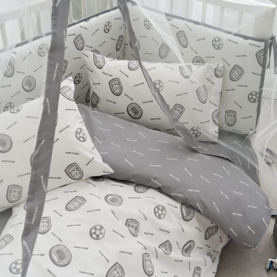 Vesta Home Baby Sheets Set Crib Cotton White 120x165cm