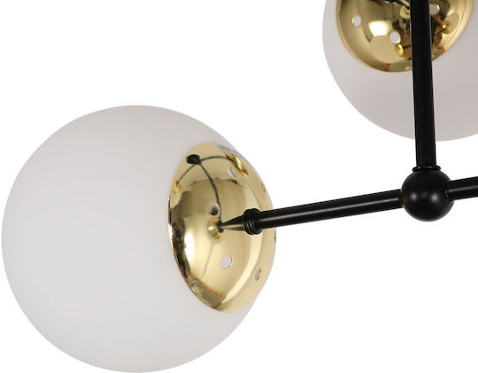 Agora Lighting Adjustable Pendant Light Black with Socket E14, E.14