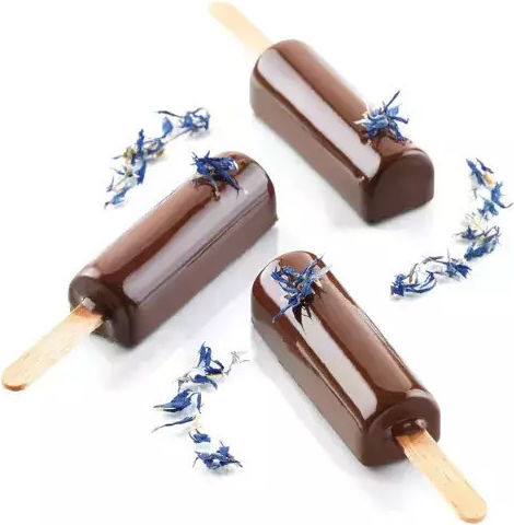 Silikomart Formă de Patiserie Înghețată / Ice Lolly din Silicon 2buc