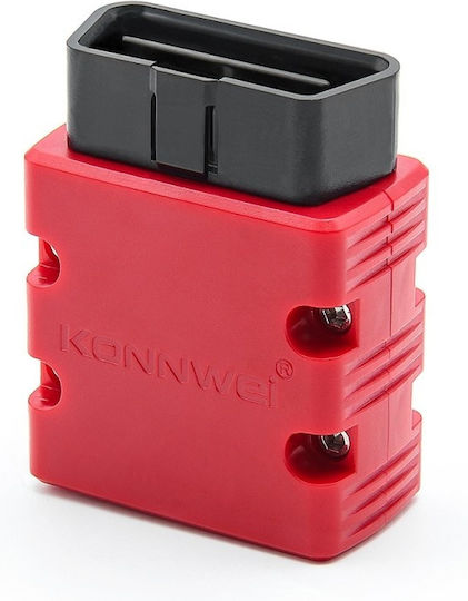 Instrument de Diagnosticare Auto Konnwei Kw902 Mini Elm327 Bluetooth 5.0 Obd2 Compatibil Android Windows Pc Roșu