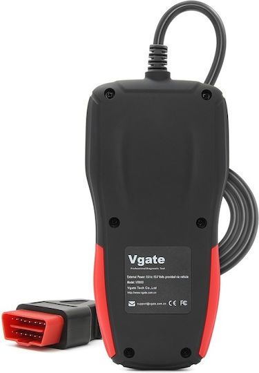 Techstar Vgate Vr800 Professional Car Diagnostic Multibrand OBD2 OBD+CAN Color Display Detailed Codes