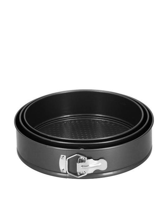 Formă de Patiserie pentru Chec Rotund cu Bază Detașabilă 3buc